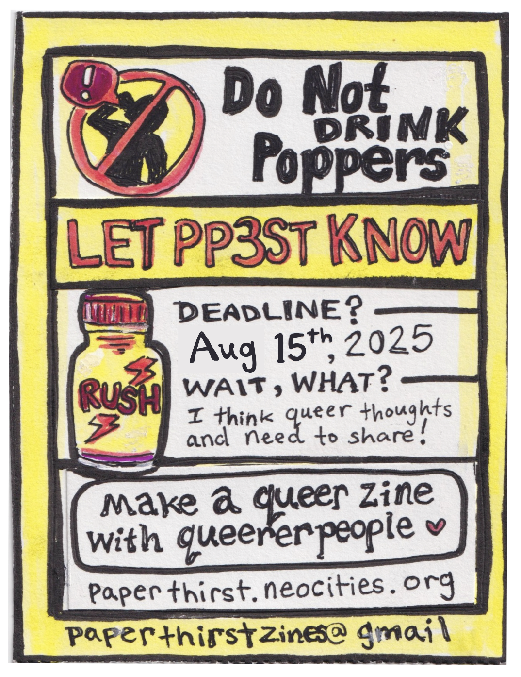 Poppers Flier